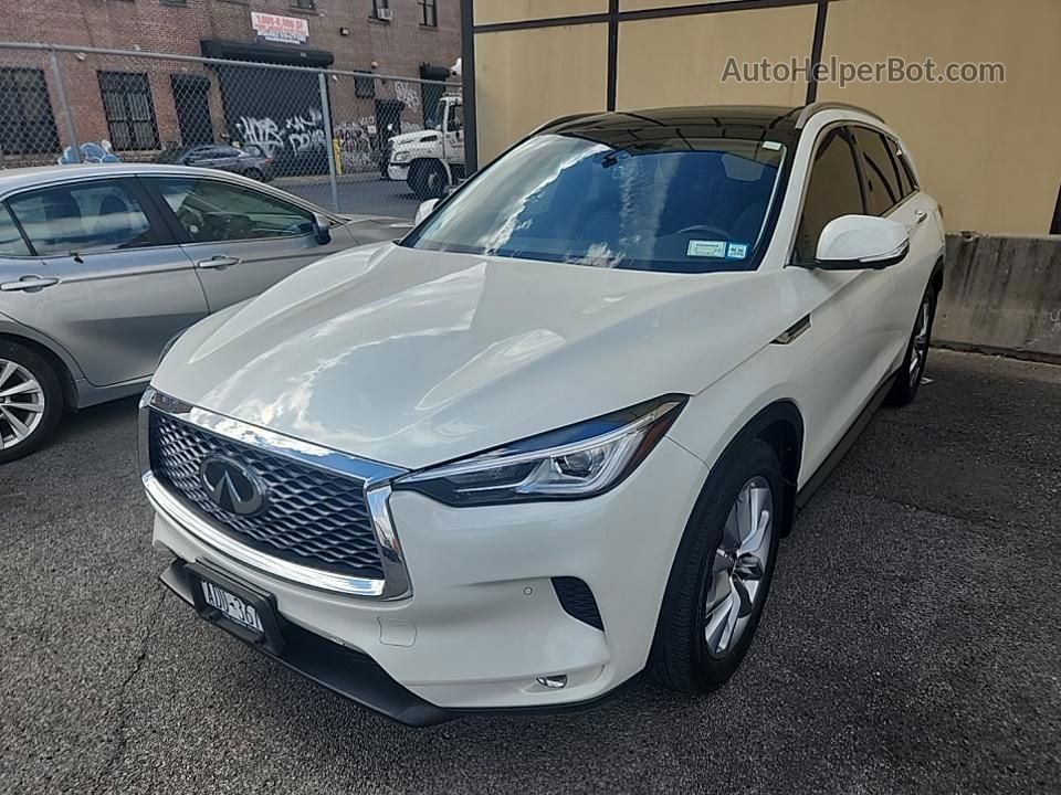 2021 Infiniti Qx50 Essential White vin: 3PCAJ5CB0MF105835