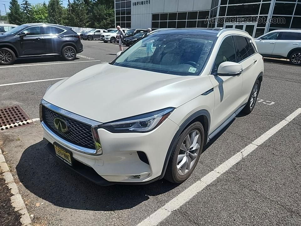 2021 Infiniti Qx50 Essential White vin: 3PCAJ5CB2MF113077