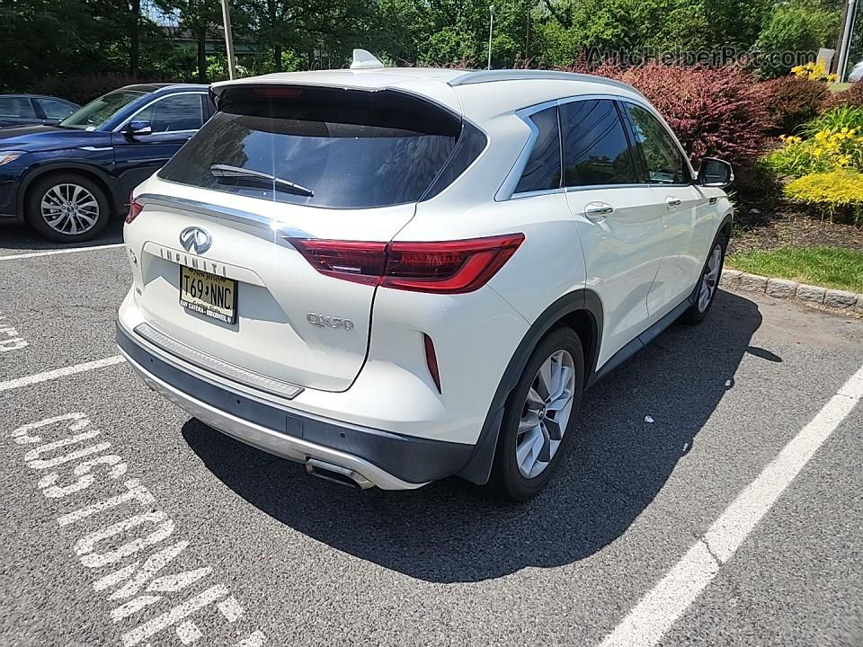 2021 Infiniti Qx50 Essential White vin: 3PCAJ5CB2MF113077