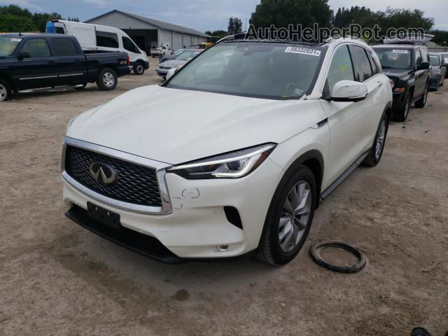 2021 Infiniti Qx50 Essential White vin: 3PCAJ5CB3MF112228