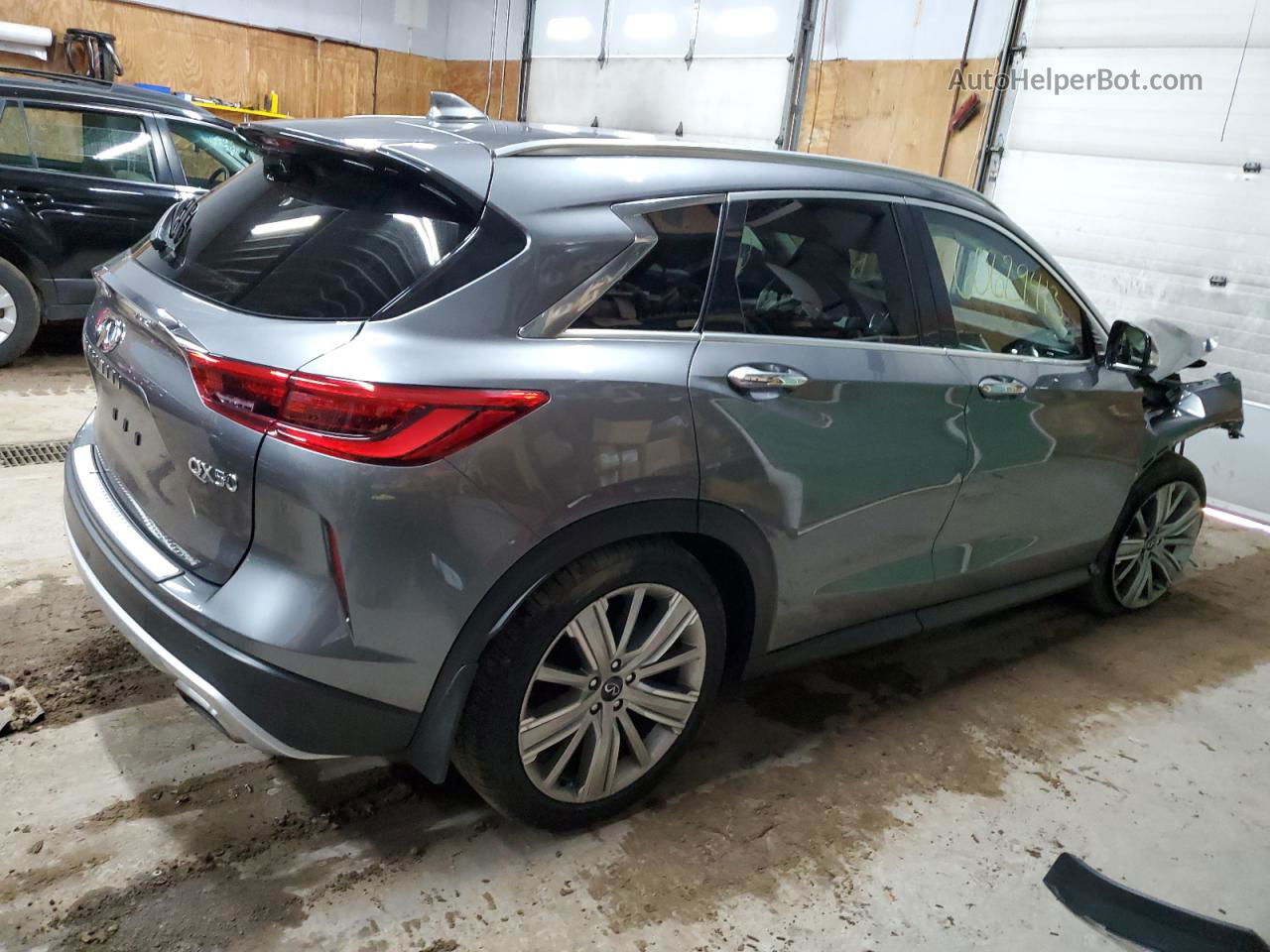 2021 Infiniti Qx50 Essential Gray vin: 3PCAJ5CB4MF106082