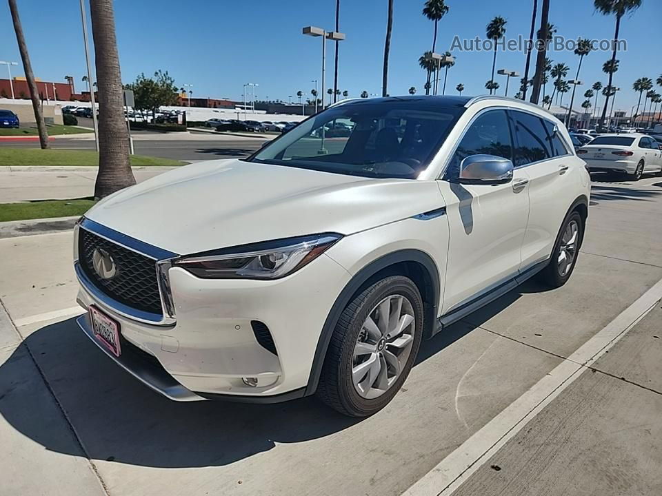 2021 Infiniti Qx50 Essential White vin: 3PCAJ5CB5MF113221