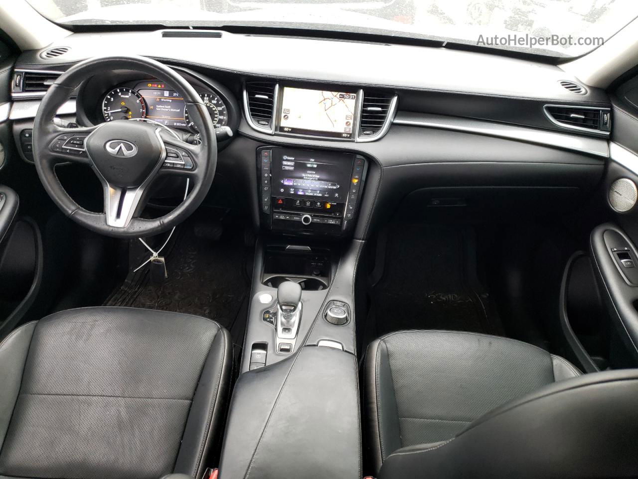 2021 Infiniti Qx50 Essential Черный vin: 3PCAJ5CB6MF117245