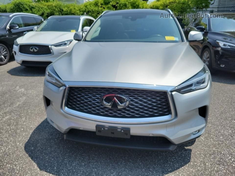 2021 Infiniti Qx50 Essential Silver vin: 3PCAJ5CB7MF106223