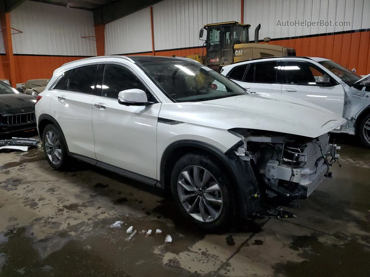 2021 Infiniti Qx50 Essential White vin: 3PCAJ5CB7MF124558