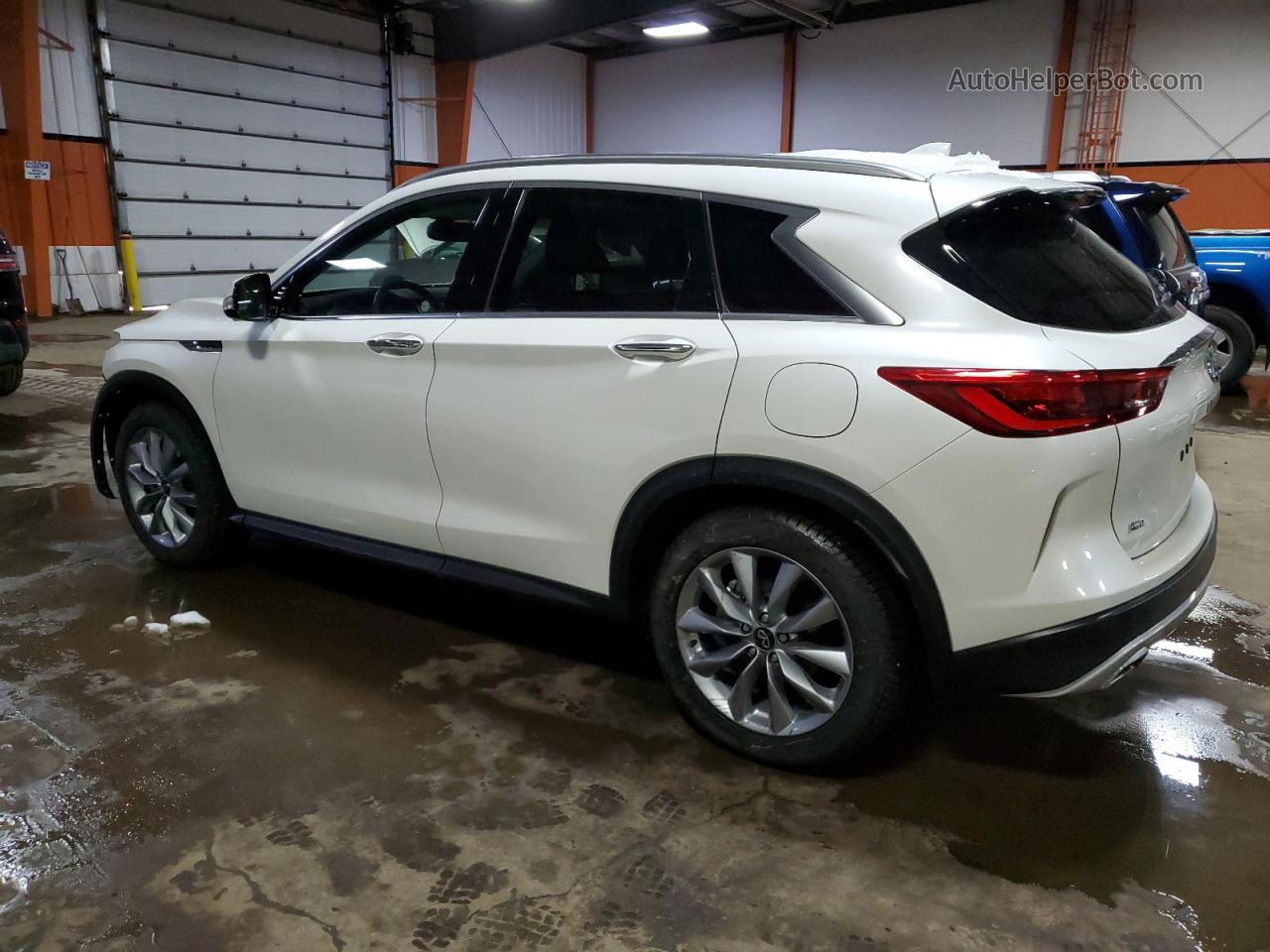 2021 Infiniti Qx50 Essential White vin: 3PCAJ5CB7MF124558