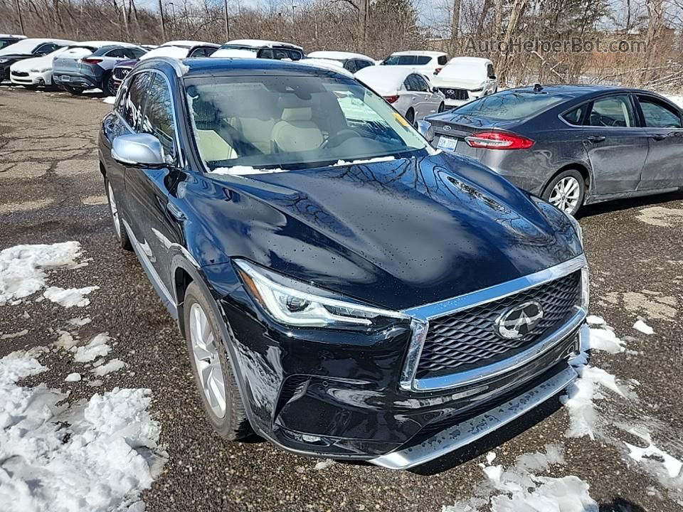 2021 Infiniti Qx50 Essential Black vin: 3PCAJ5CB8MF109180