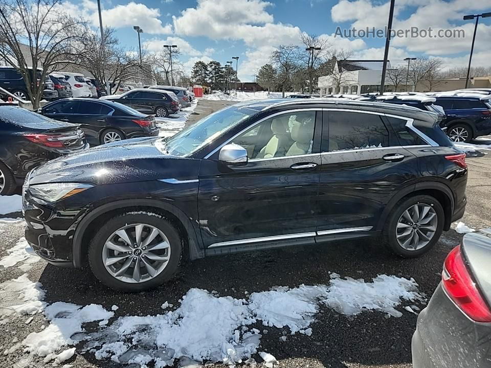 2021 Infiniti Qx50 Essential Black vin: 3PCAJ5CB8MF109180