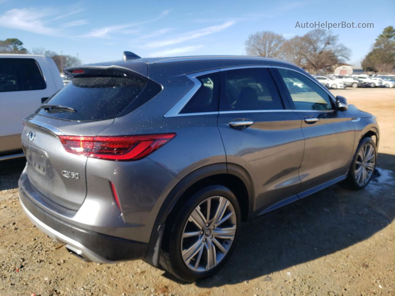 2021 Infiniti Qx50 Essential Gray vin: 3PCAJ5CB9MF121239