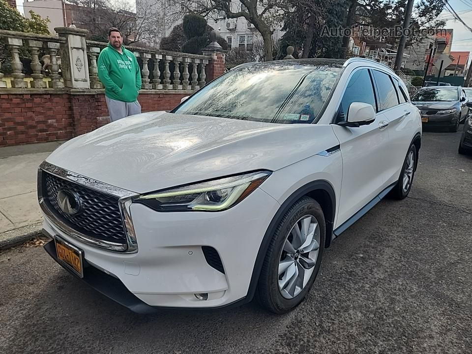 2021 Infiniti Qx50 Essential White vin: 3PCAJ5CBXMF102120