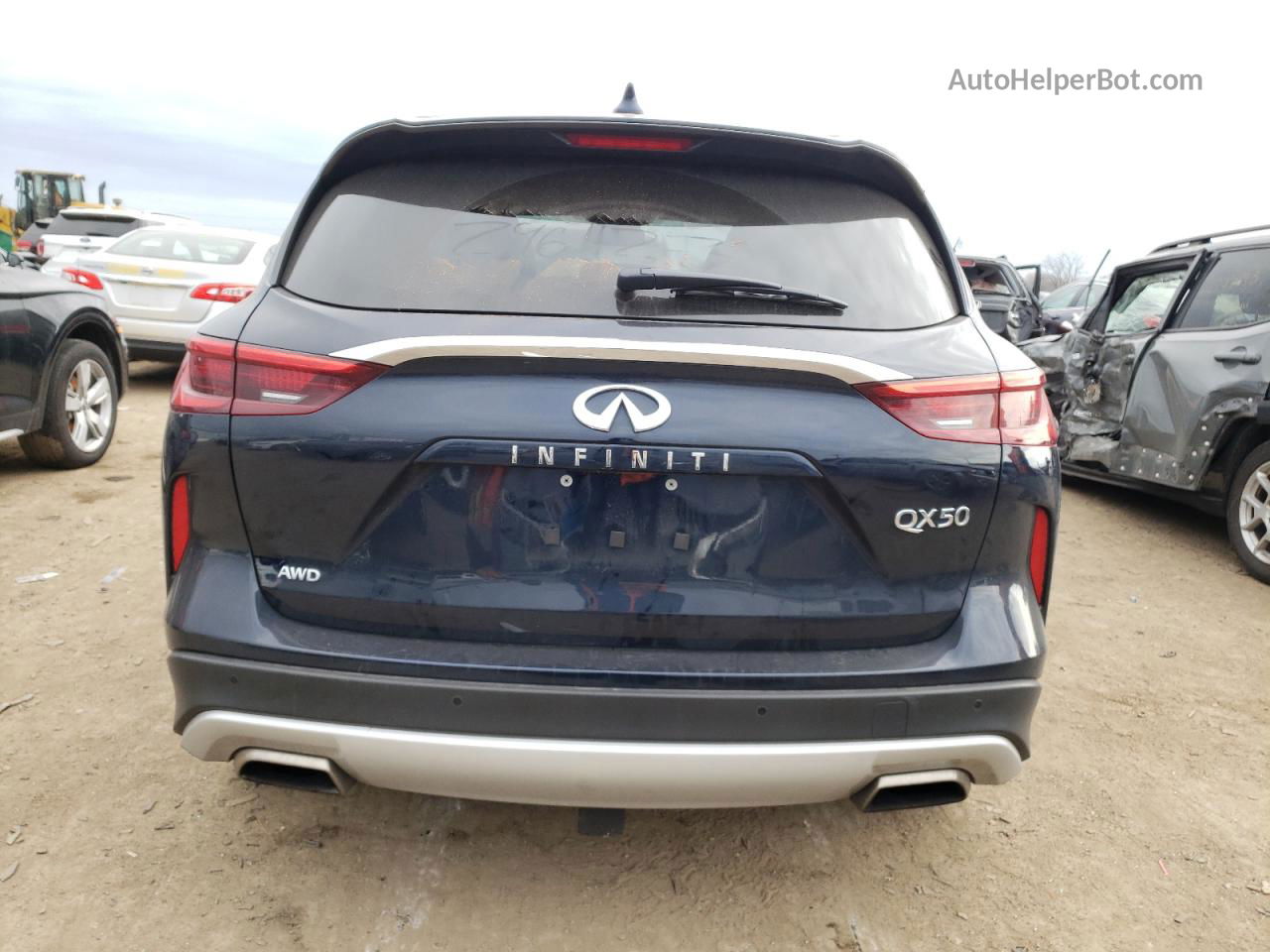 2021 Infiniti Qx50 Sensory Blue vin: 3PCAJ5DB4MF126041