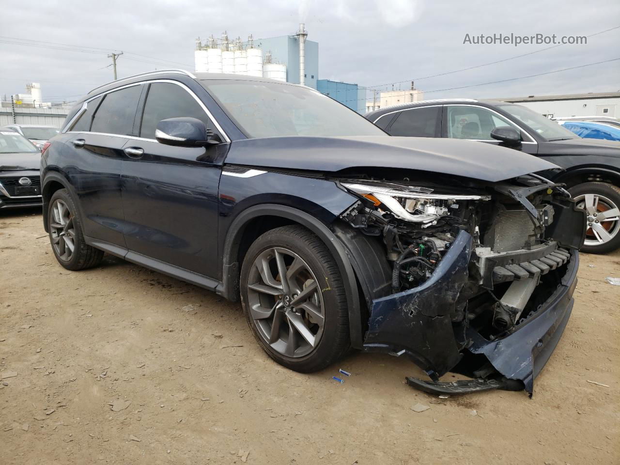 2021 Infiniti Qx50 Sensory Blue vin: 3PCAJ5DB4MF126041