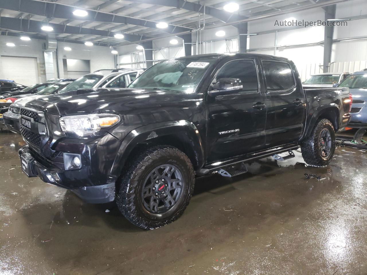 2017 Toyota Tacoma Double Cab Black vin: 3TMAZ5CN0HM029571