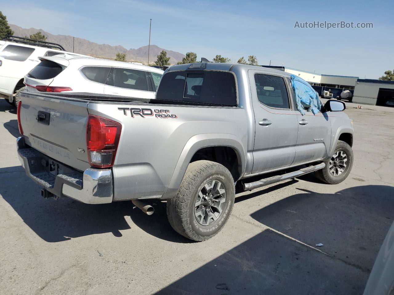 2019 Toyota Tacoma Double Cab Серый vin: 3TMAZ5CN0KM079748