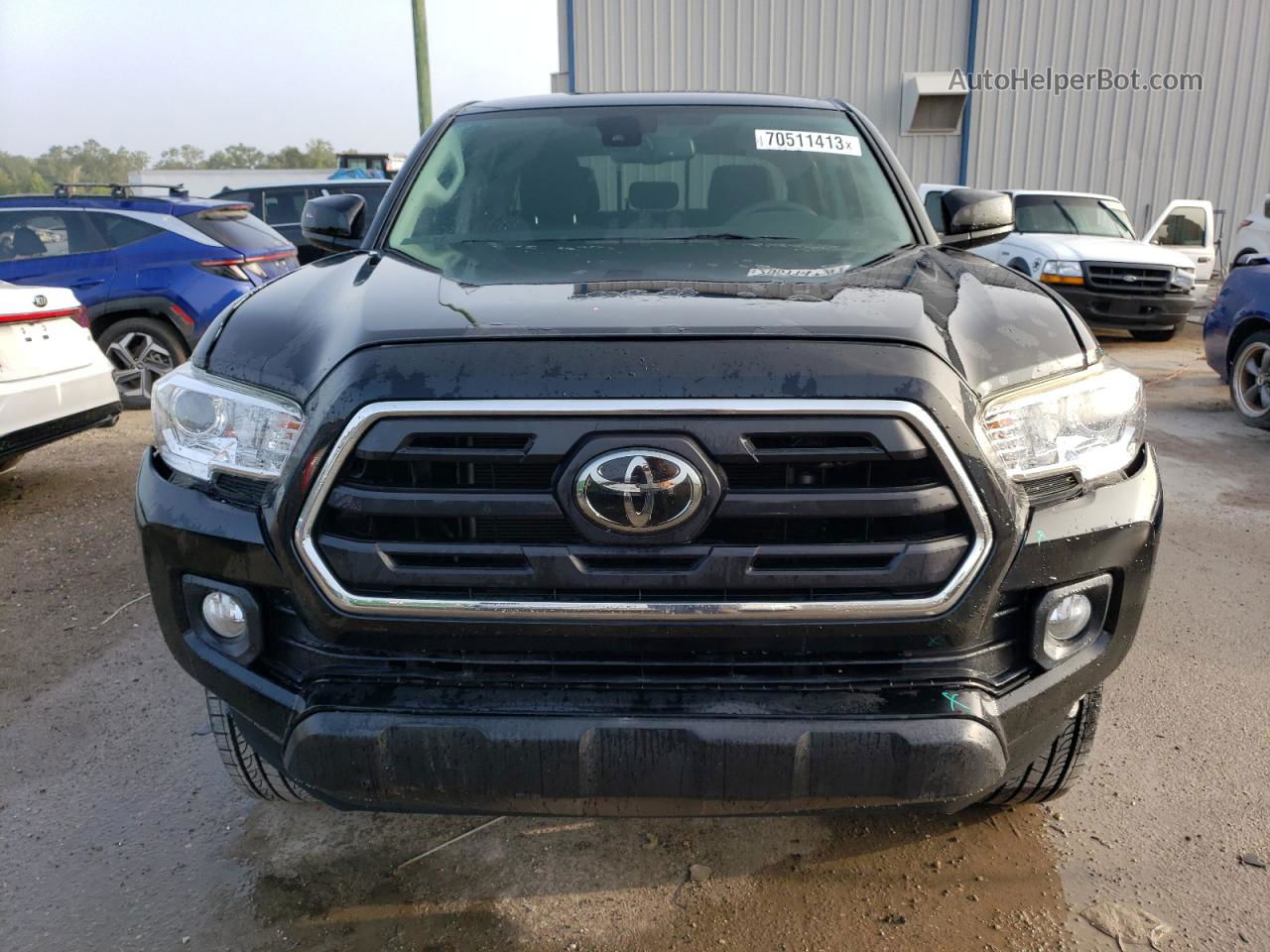 2019 Toyota Tacoma Double Cab Black vin: 3TMAZ5CN0KM084898