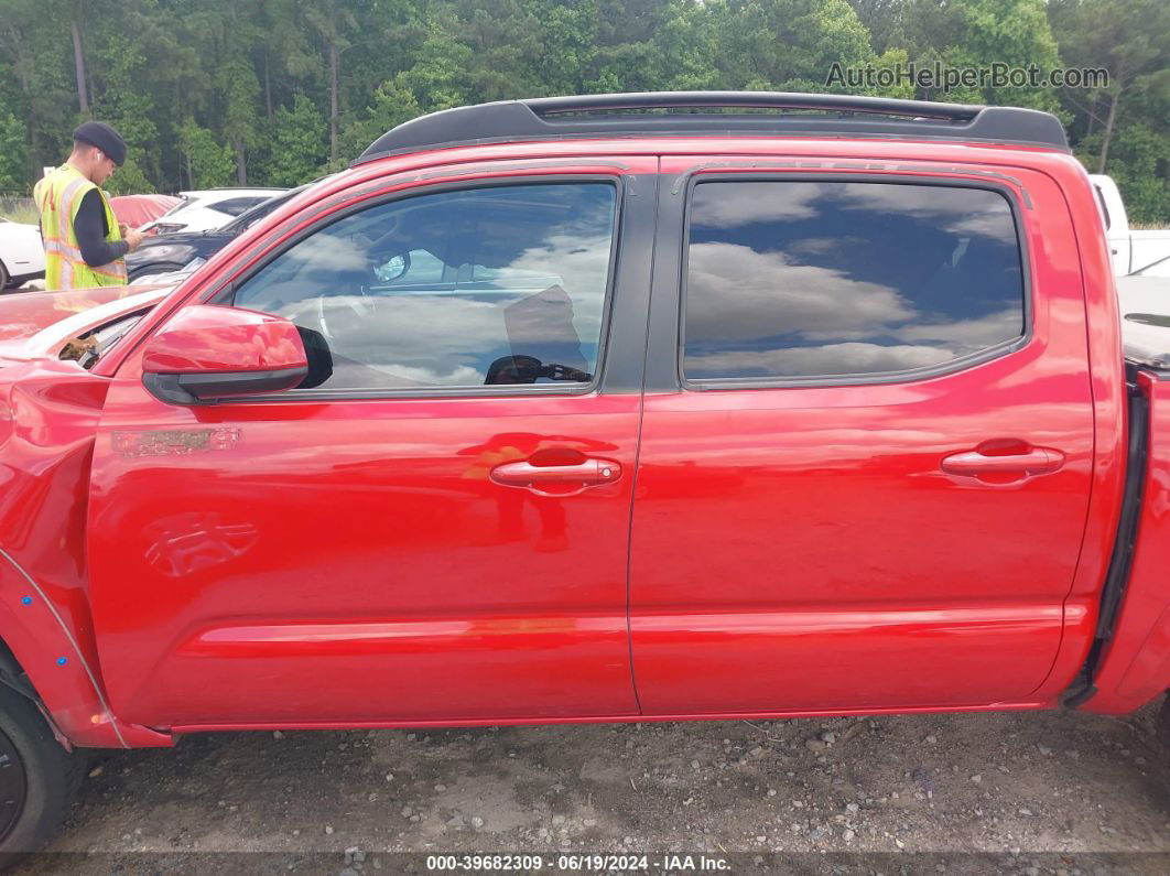 2019 Toyota Tacoma Sr5 V6 Red vin: 3TMAZ5CN0KM093536