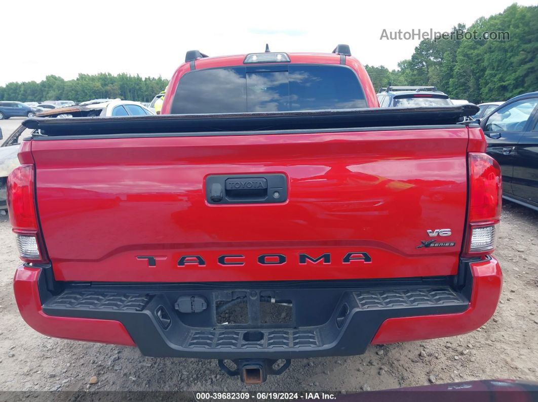 2019 Toyota Tacoma Sr5 V6 Red vin: 3TMAZ5CN0KM093536