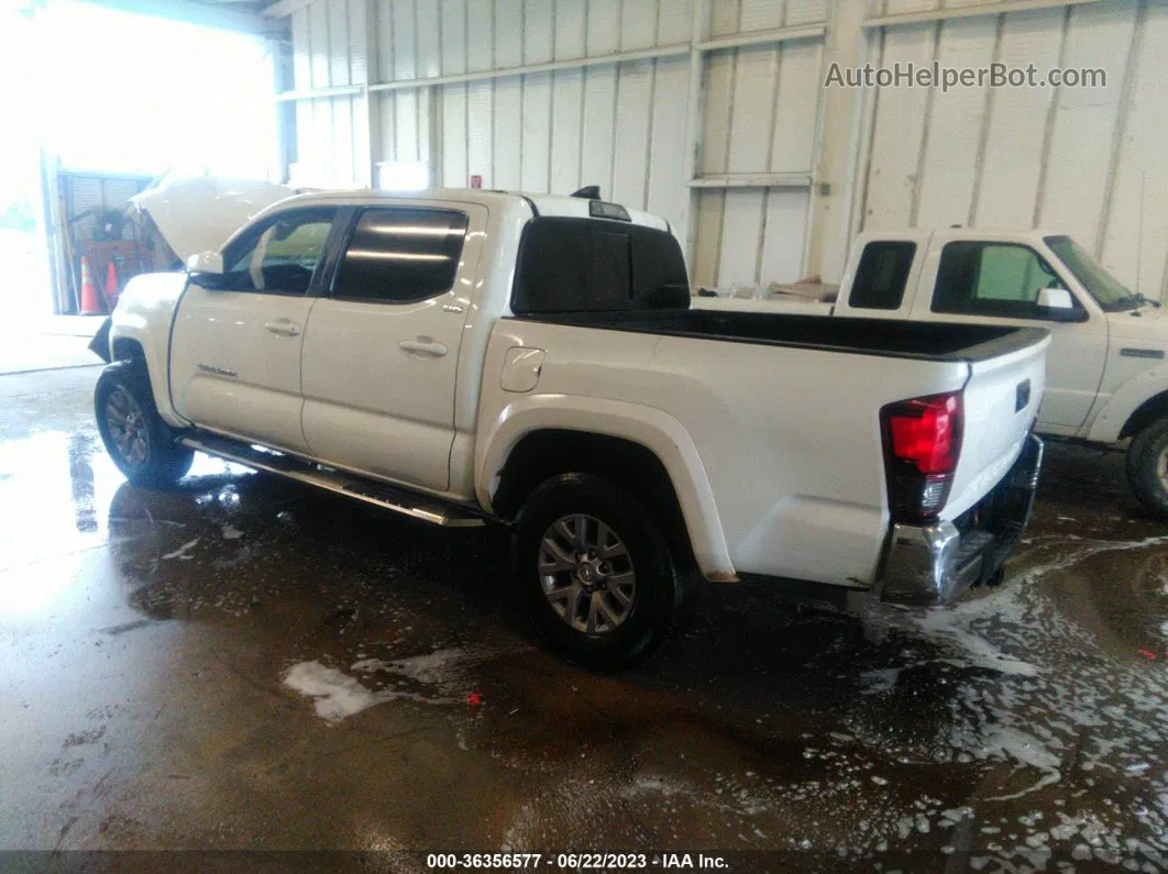 2019 Toyota Tacoma Sr5 V6 White vin: 3TMAZ5CN0KM102980