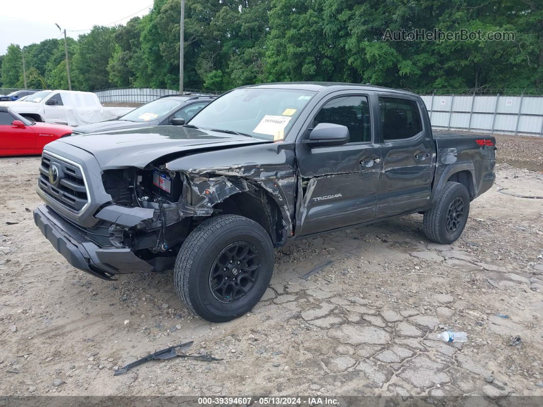 2019 Toyota Tacoma Sr5 V6 Gray vin: 3TMAZ5CN0KM103532