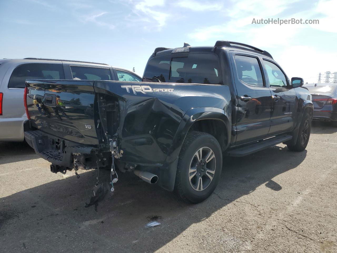 2019 Toyota Tacoma Double Cab Black vin: 3TMAZ5CN0KM113929