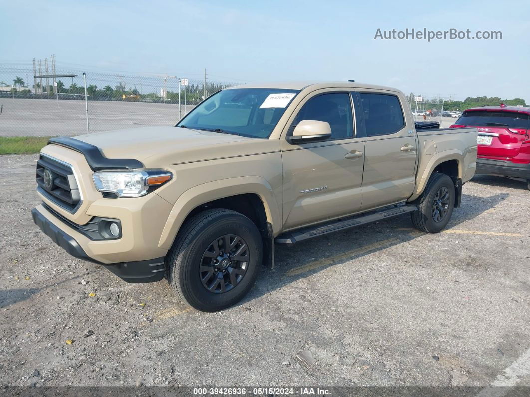 2020 Toyota Tacoma Sr5 V6 Tan vin: 3TMAZ5CN0LM120963