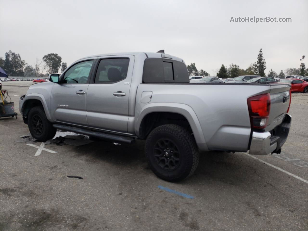 2021 Toyota Tacoma Double Cab Silver vin: 3TMAZ5CN0MM141507