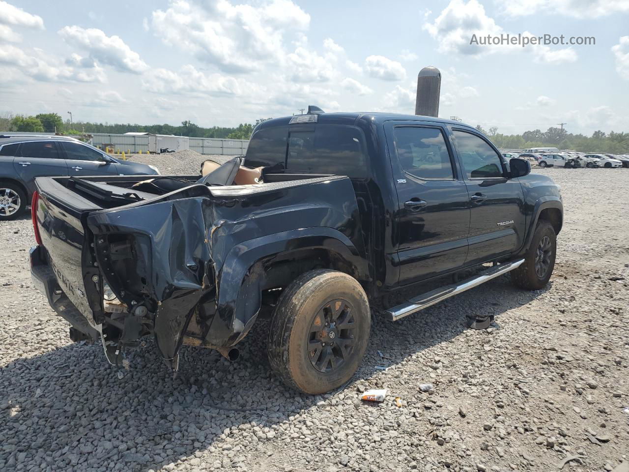 2021 Toyota Tacoma Double Cab Черный vin: 3TMAZ5CN0MM150269