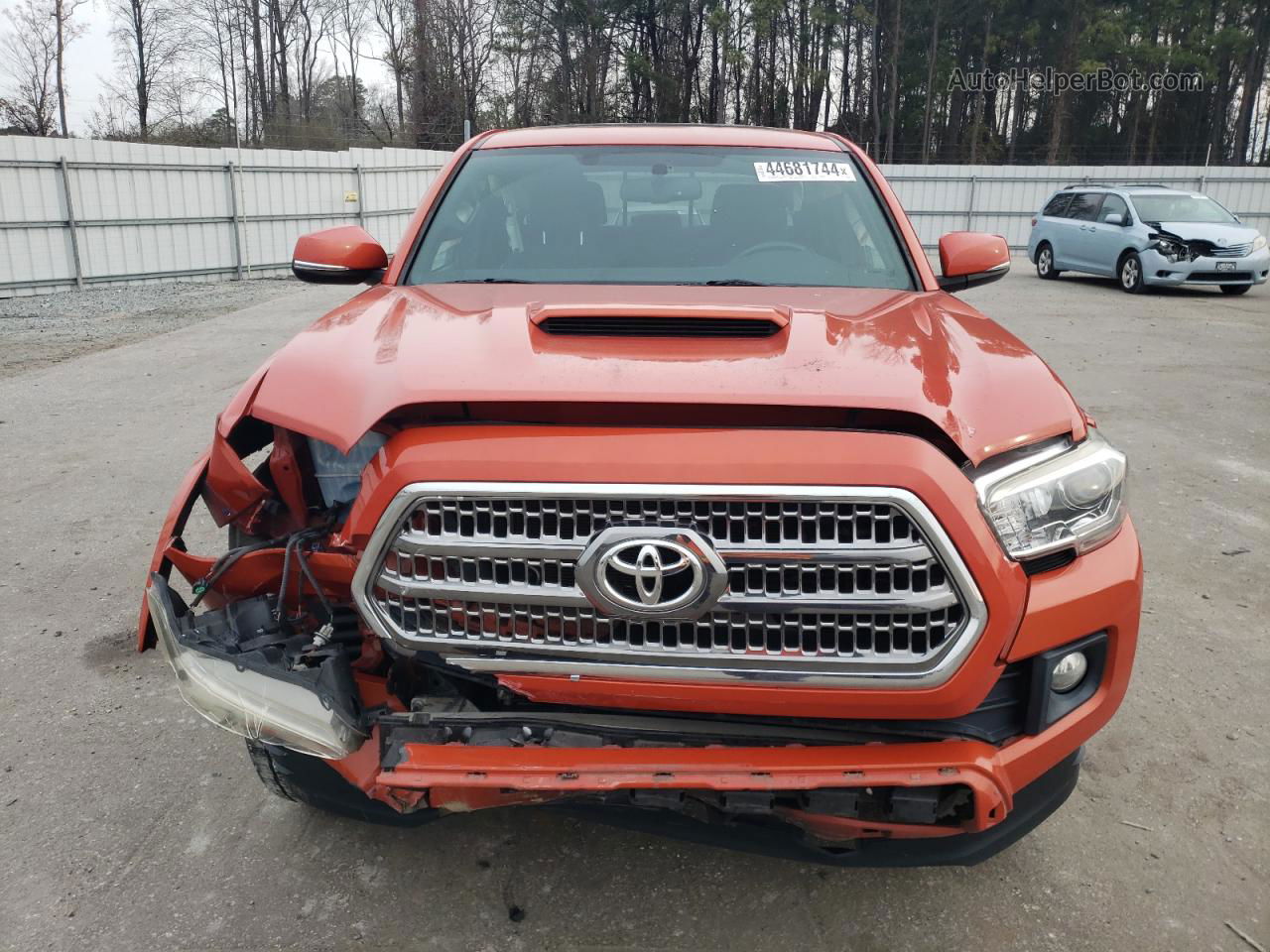 2017 Toyota Tacoma Double Cab Orange vin: 3TMAZ5CN1HM028123