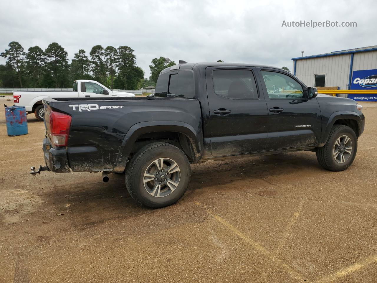 2017 Toyota Tacoma Double Cab Черный vin: 3TMAZ5CN1HM034794