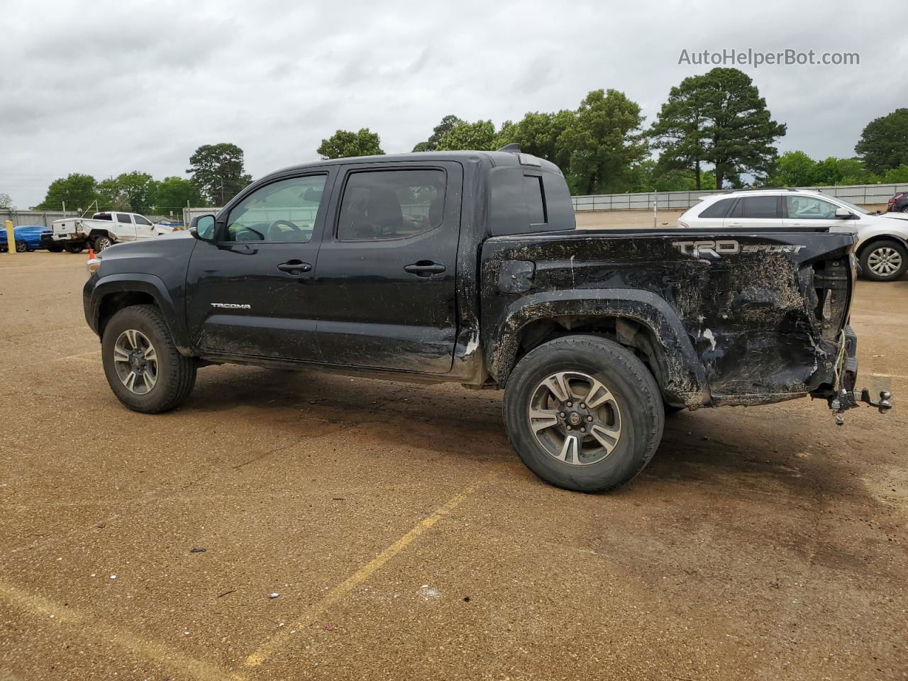 2017 Toyota Tacoma Double Cab Black vin: 3TMAZ5CN1HM034794