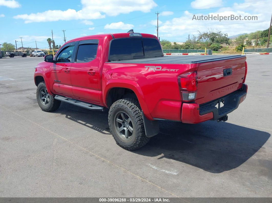 2019 Toyota Tacoma Trd Off Road Red vin: 3TMAZ5CN1KM102292