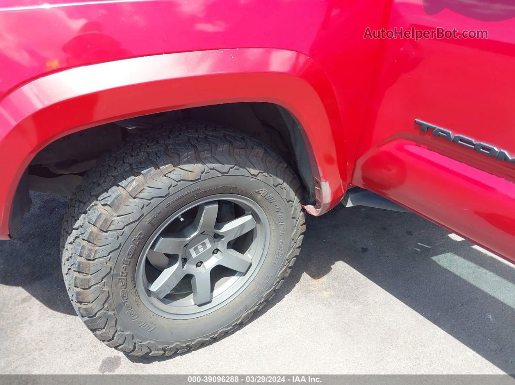 2019 Toyota Tacoma Trd Off Road Red vin: 3TMAZ5CN1KM102292