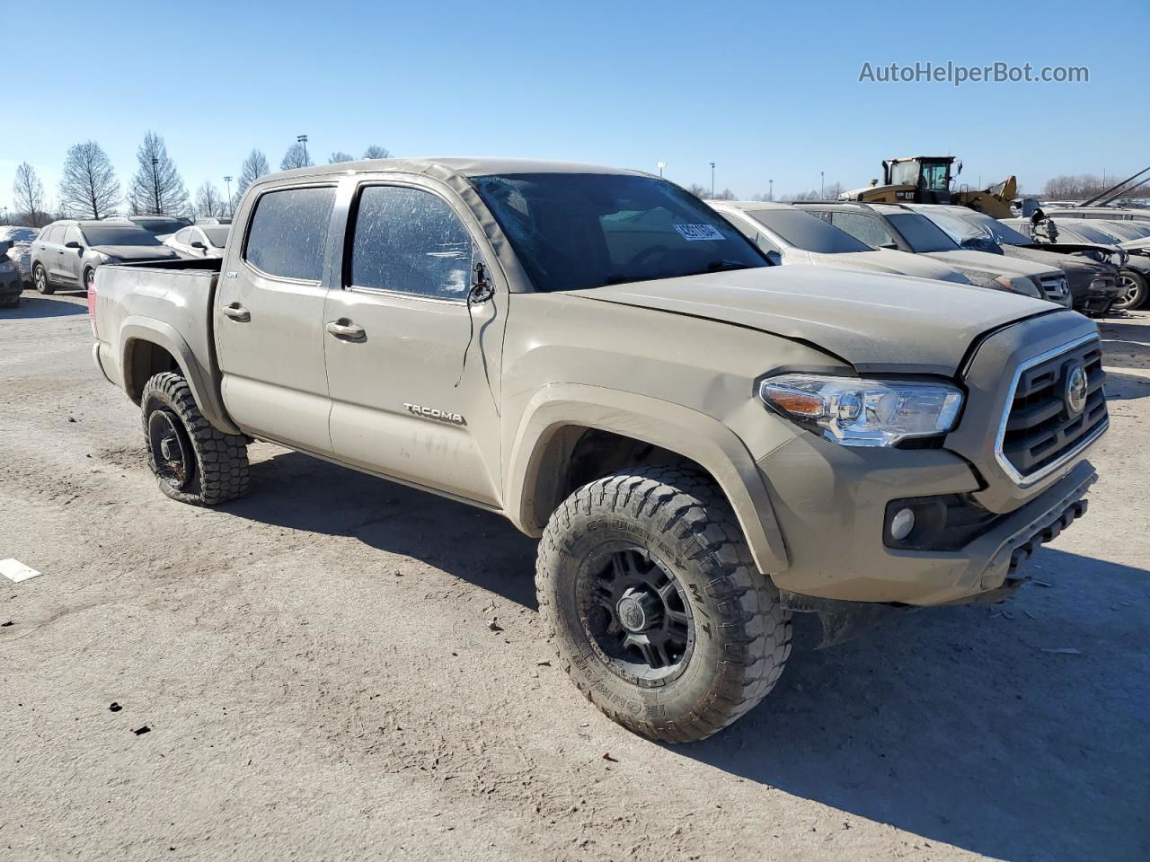 2019 Toyota Tacoma Double Cab Tan vin: 3TMAZ5CN1KM103037