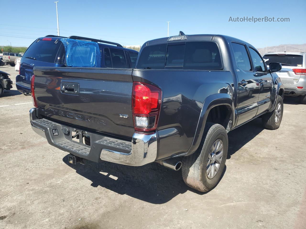 2019 Toyota Tacoma Double Cab Gray vin: 3TMAZ5CN1KM107962