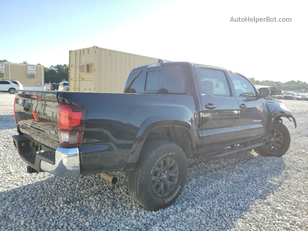 2020 Toyota Tacoma Double Cab Black vin: 3TMAZ5CN1LM115657