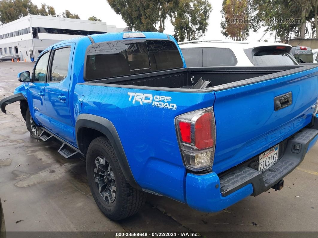 2020 Toyota Tacoma Trd Off-road Blue vin: 3TMAZ5CN1LM117750