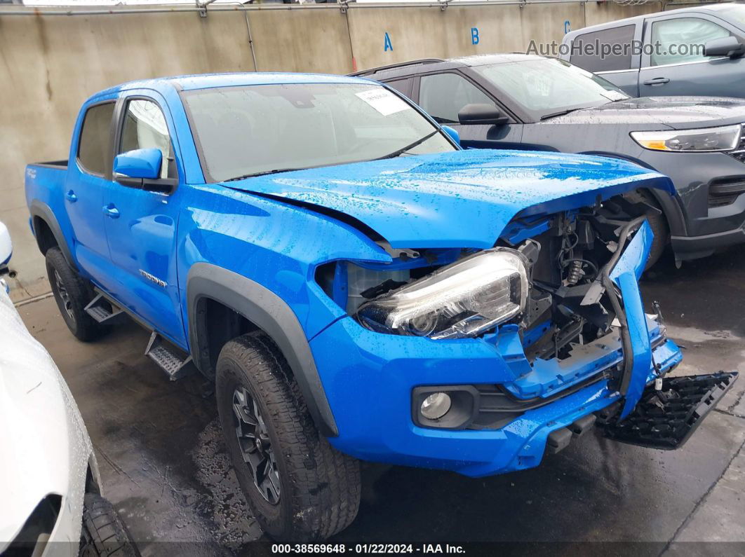 2020 Toyota Tacoma Trd Off-road Blue vin: 3TMAZ5CN1LM117750