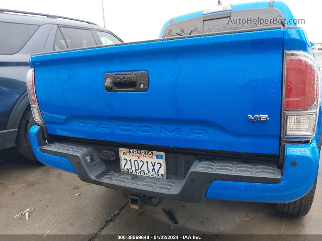 2020 Toyota Tacoma Trd Off-road Blue vin: 3TMAZ5CN1LM117750