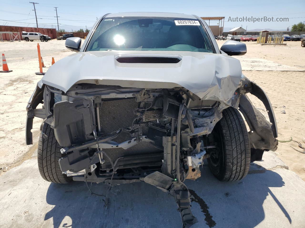 2020 Toyota Tacoma Double Cab Gray vin: 3TMAZ5CN1LM124410