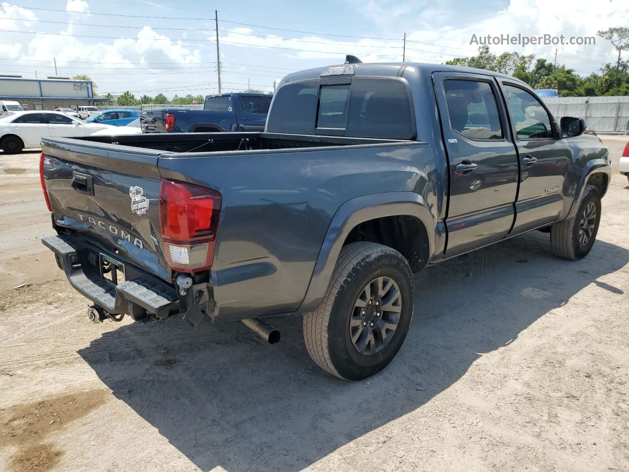 2020 Toyota Tacoma Double Cab Gray vin: 3TMAZ5CN1LM129879