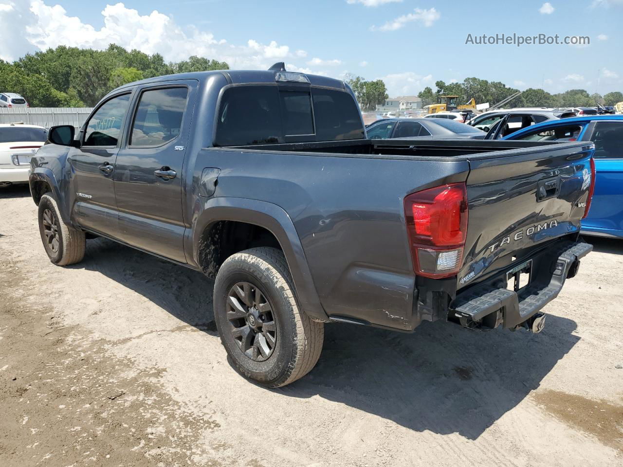 2020 Toyota Tacoma Double Cab Gray vin: 3TMAZ5CN1LM129879