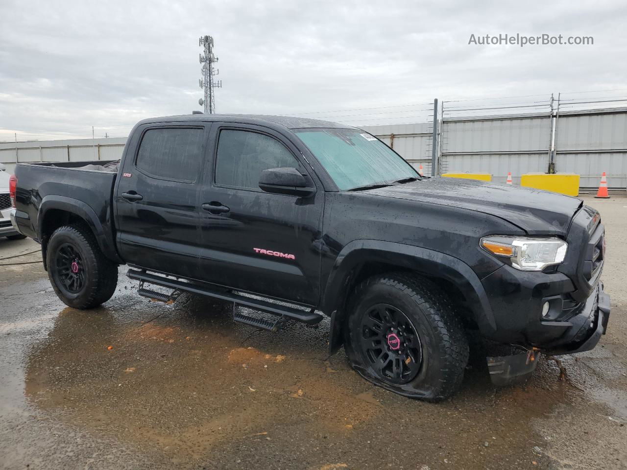 2020 Toyota Tacoma Double Cab Black vin: 3TMAZ5CN1LM139375