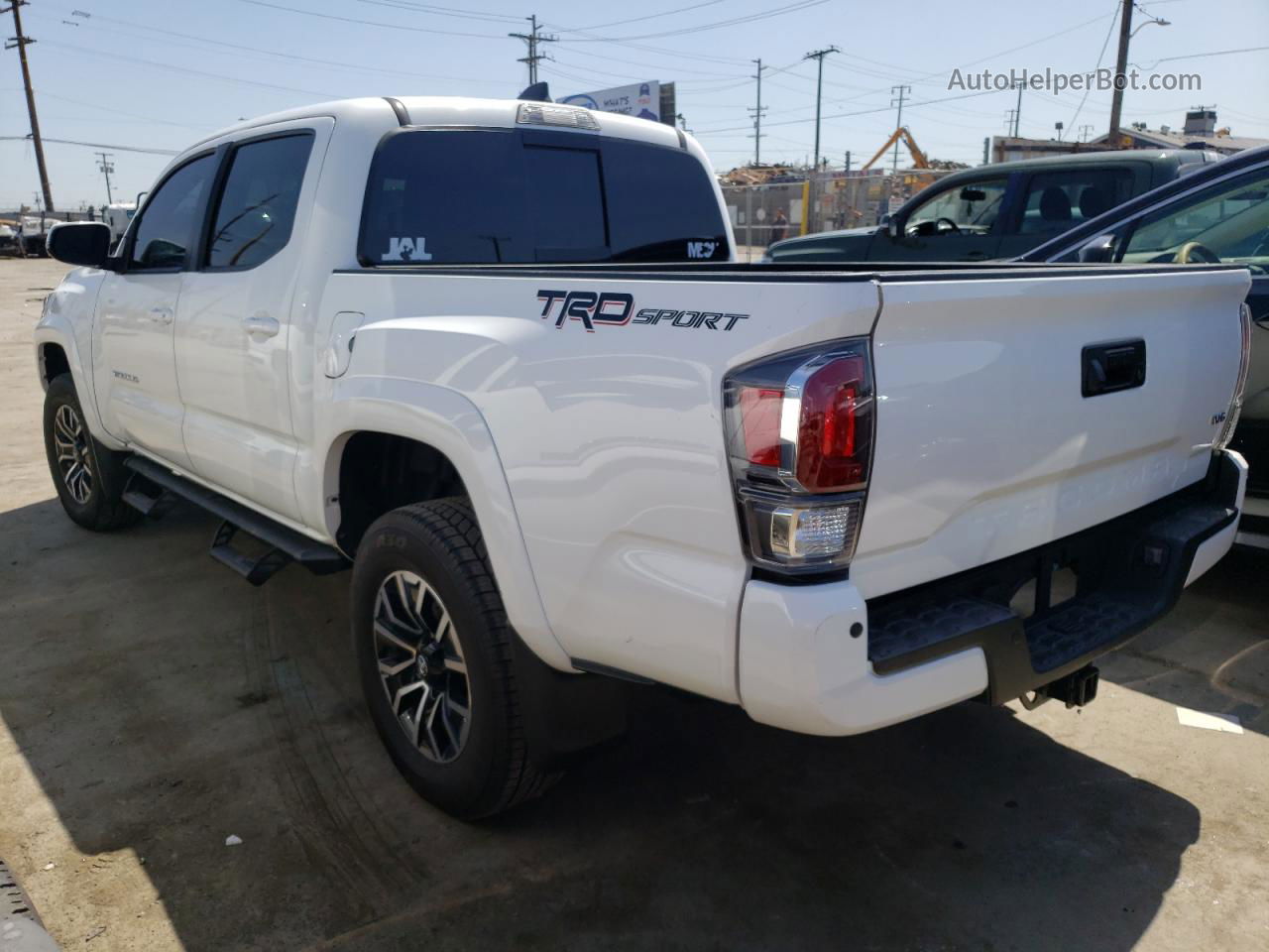 2021 Toyota Tacoma Double Cab White vin: 3TMAZ5CN1MM155190