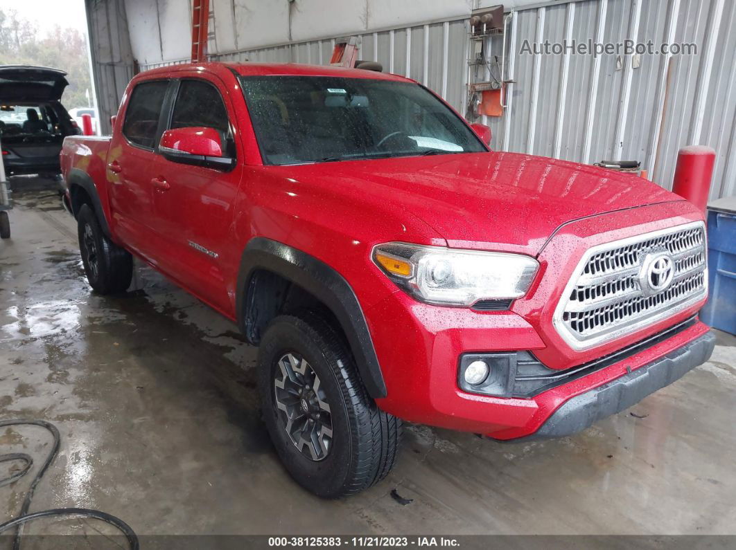 2017 Toyota Tacoma Trd Off Road Red vin: 3TMAZ5CN2HM030365