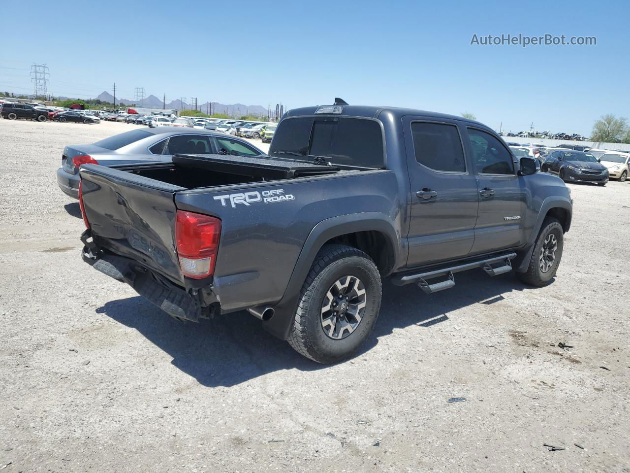 2017 Toyota Tacoma Double Cab Charcoal vin: 3TMAZ5CN2HM038451