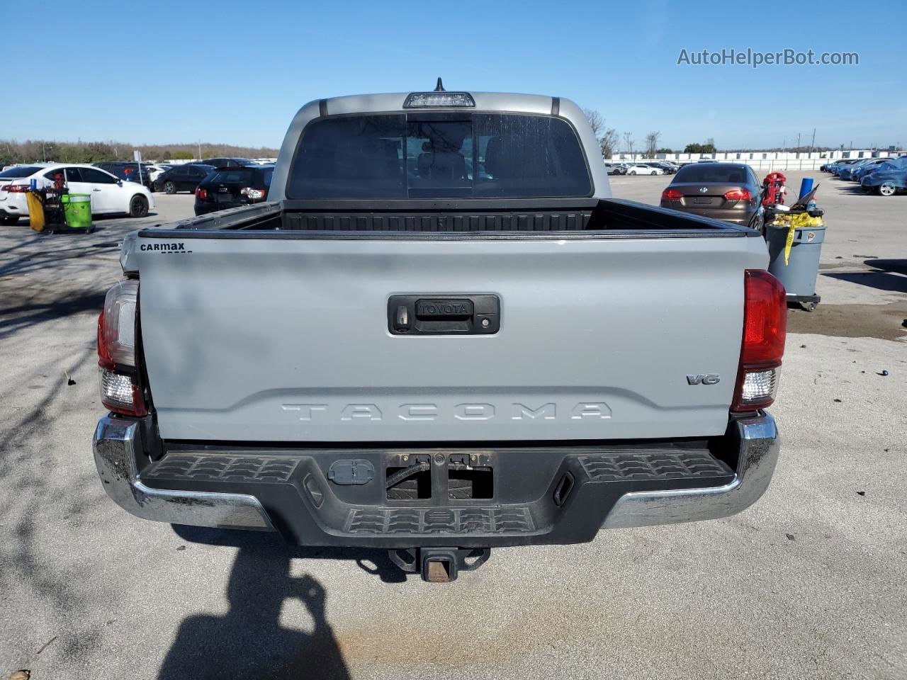 2019 Toyota Tacoma Double Cab Gray vin: 3TMAZ5CN2KM106710