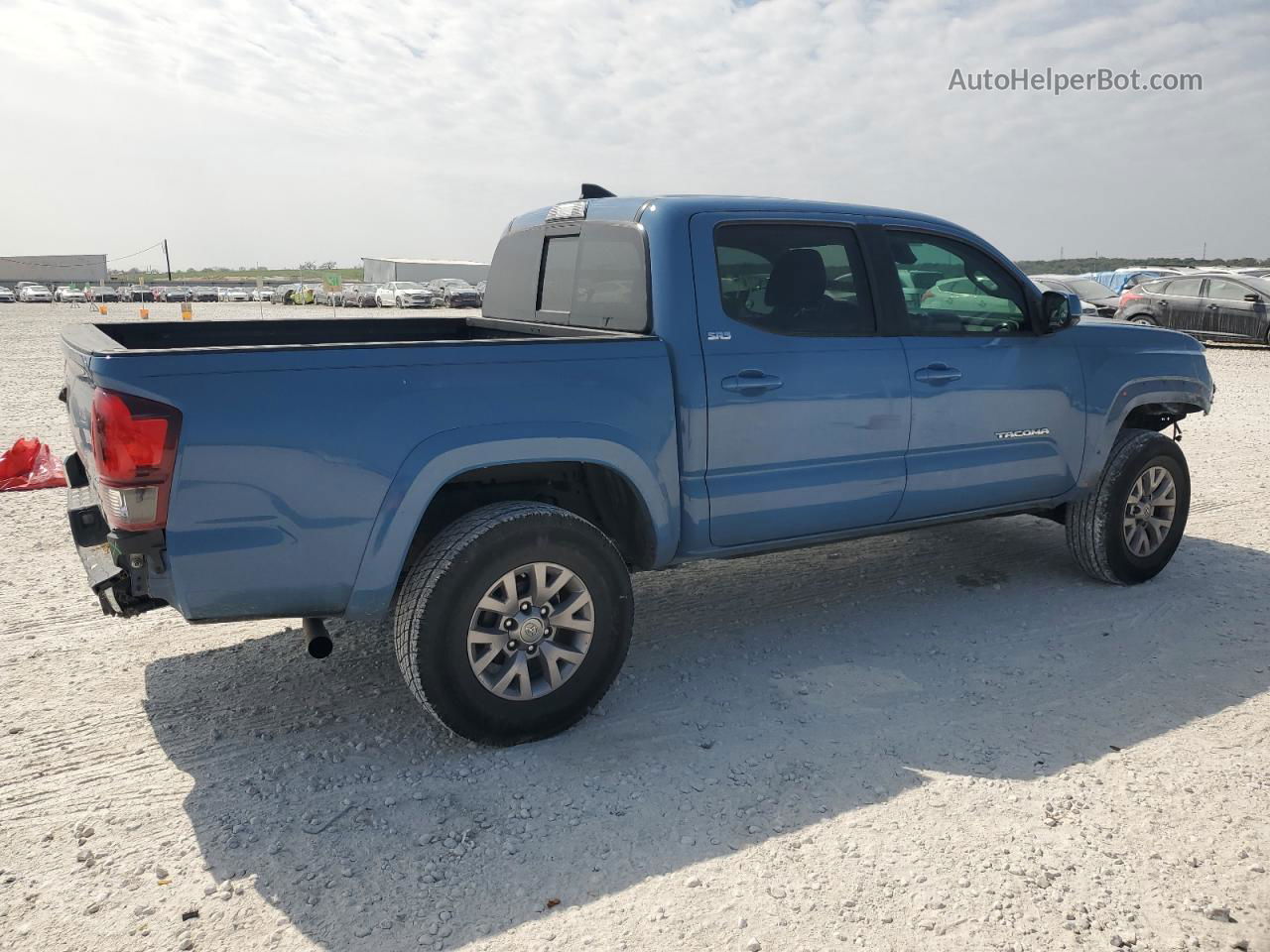 2019 Toyota Tacoma Double Cab Blue vin: 3TMAZ5CN2KM110837