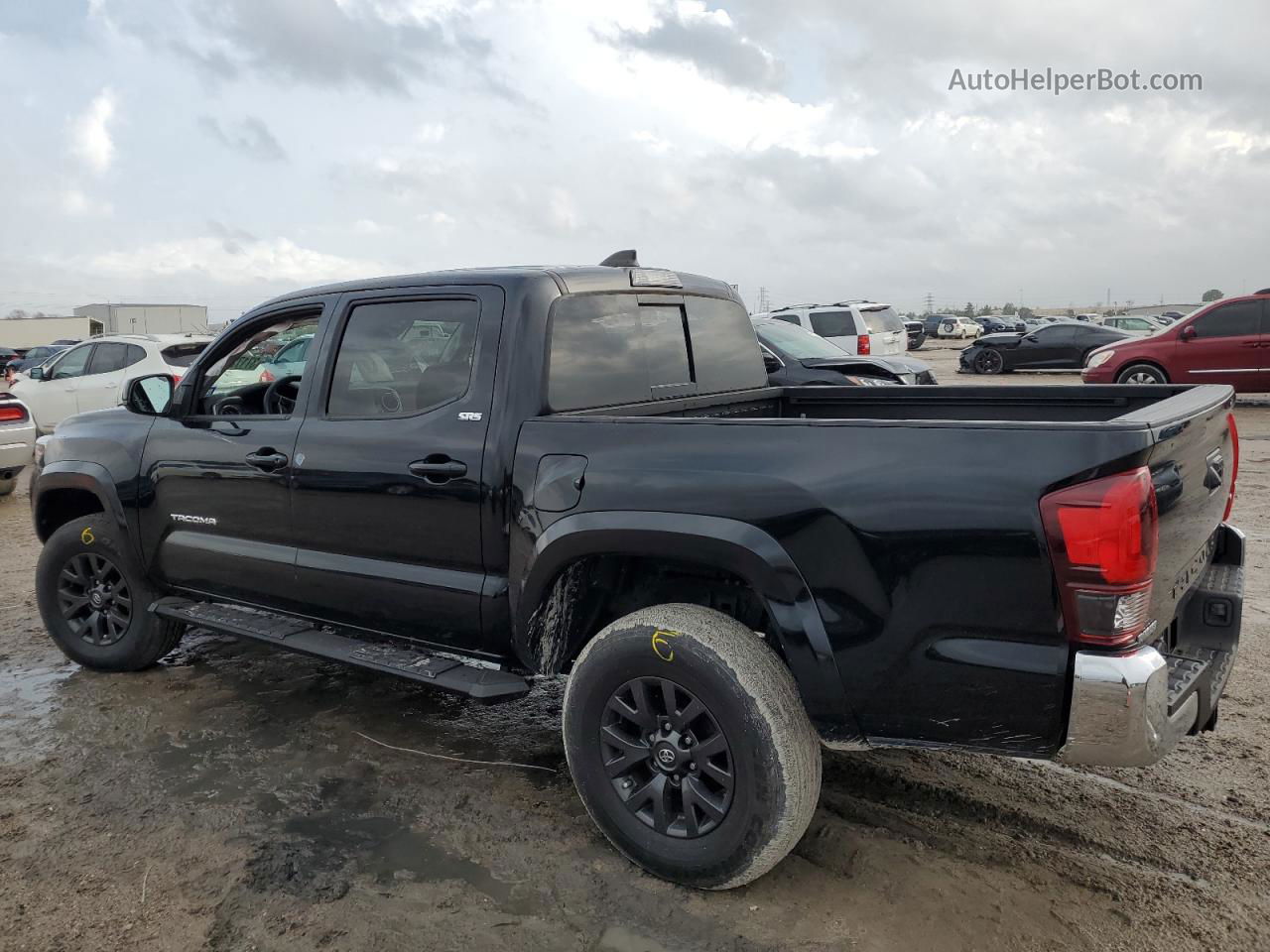 2020 Toyota Tacoma Double Cab Черный vin: 3TMAZ5CN2LM121791