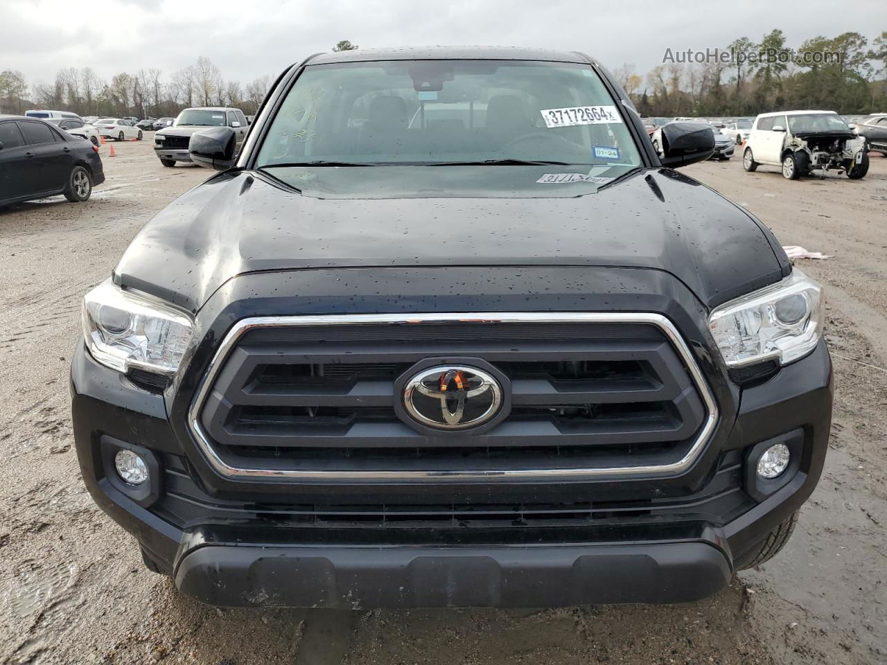 2020 Toyota Tacoma Double Cab Черный vin: 3TMAZ5CN2LM121791