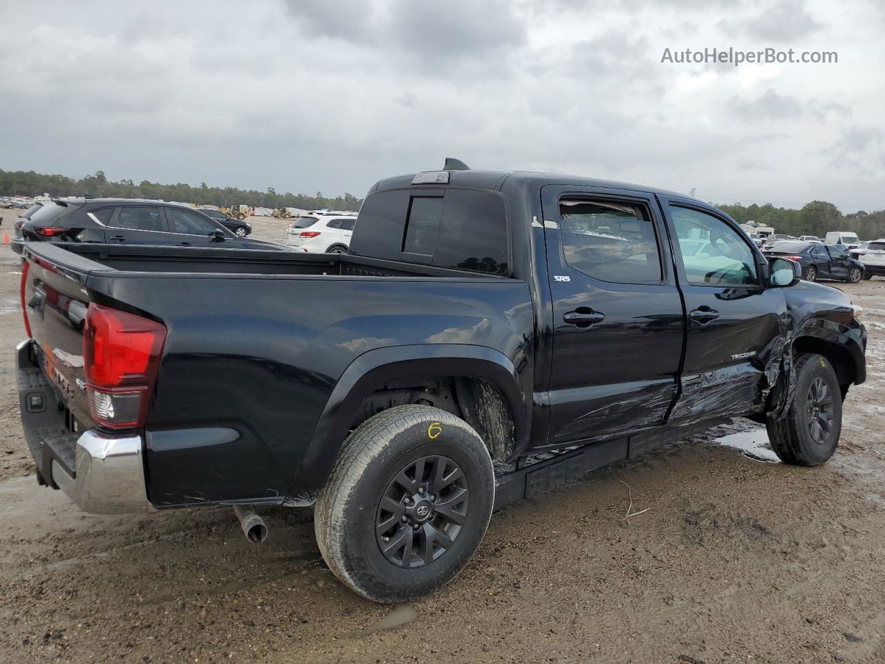 2020 Toyota Tacoma Double Cab Черный vin: 3TMAZ5CN2LM121791